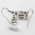 Pikkukuva 1 / 2: Earrings - Microscope Silver