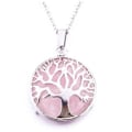 Pikkukuva 1 / 2: Necklace - Tree of Life - Rose Quartz Multicolor