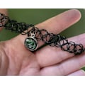 Miniatyrbillede 3 af 3: Choker - Slytherin - Harry Potter - Tattoo Green