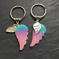 Pikkukuva 3 / 4: Keyring - Wings - Best Friend - Two pieces Pink