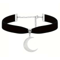 Pikkukuva 1 / 3: Choker Halvmåne Moon Crescent Moon Halsband Wicca Pagan