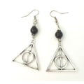Miniatyrbild 1 av 2: Örhängen - Deathly Hallows - Dödsrelikerna - Harry Potter - Onyx Svart