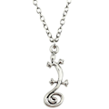 Miniatyrbillede 2 af 3: Necklace - Lizard - Gecko - Chain or Cord 46/rem