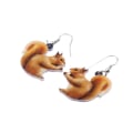 Pikkukuva 2 / 4: Earrings - Squirrel - Enamel Multicolor