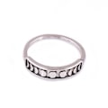 Miniatyrbillede 2 af 3: Ring - Moon - Phases - 2 Sizes Silver 6