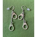 Pikkukuva 2 / 2: Earrings - Handcuffs - Freedom - Chain Silver