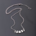 Miniatyrbillede 5 af 6: Choker - Moon - Phases Silver