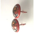 Pikkukuva 2 / 2: Earrings - Gryffindor - Harry Potter - Studs - Red Red