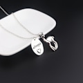 Miniatyrbillede 3 af 4: Halsband Always Patronus/Kronhjort Harry Potter Silverfärg