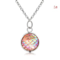 Pikkukuva 6 / 6: Halsband Fjäll Drake Sjöjungfru Fantasy Dragon Scale 5 färger 55/opal