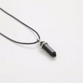Pikkukuva 3 / 4: Halsband Choker Onyx Healing Wicca Pagan Boho - 2 längder 31/gummi