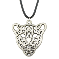Pikkukuva 1 / 3: Necklace - Leopard - Silver - Cord Silver