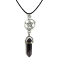 Pikkukuva 1 / 2: Halsband Ametist Pentagram Wicca Pagan New Age