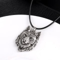 Miniatyrbillede 3 af 3: Necklace - Wolf - Fenris - Norse Silver