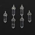 Pikkukuva 2 / 2: Halsband Bergskristall Rostfri Kedja Healing Pagan Boho New Age