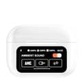 Trådlösa Bluetooth-hörlurar, brusreducerande Bluetooth-hörlurar, fullfärgsskärm in-ear-hörlurar, kompatibla med iPhone och Android. A9pro White