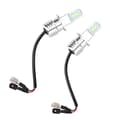 stk H3 80W 8000K LED tåkelyspære isblå 12V 24V universal