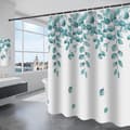 Vattentätt duschdraperi i polyester 180x200cm Maskintvättbart[HK]