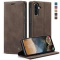 Samsung Galaxy A56 CaseMe 013 Multifunktionel Horisontal Flip Læder Etui [JUN]-FS Brown