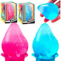 2-pack Dream Squishy Drop Stressbollar för vuxna, Fidget Sensoriska Leksaker för Barn, Autism ADHD Sensoriska Födelsedagspresenter (Blå Rosa)