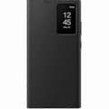 Smart View Wallet Cover til Samsung Galaxy S23 Ultra PU Læder Flip Cover Sort