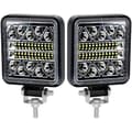 Sæt med 2 LED-arbejdslygter 102W 15000 lm 12V LED-baklys til bil traktor båd lastbil 12-24V