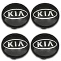 4-pack svarta Kia bil hjulkapslar Navkapslar 60mm 4-pack för P