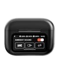 Trådløse Bluetooth-hodetelefoner, støyreduserende Bluetooth-hodetelefoner, fullfargeskjerm i øretelefoner, kompatible med iPhone og Android. A9pro Black