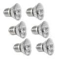 6-pack värmelampor 50W UVA UVB-lampor för reptiler, sköldpaddor, ormar