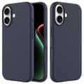 Kompatibel med iPhone 17 Skal Droppsäkert Flytande Silikon Mjukt Foder Baksida Telefonfodral-lingling} Blue Midnight Blue