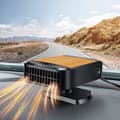 Bilvarmer, 12V 200W Bærbar Varmeblæser, 2-i-1 Hurtig Opvarmning og Køleblæser med Bilprop