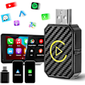 Miniatyrbild 1 av 5: Trådlös CarPlay-adapter 2025, för CarPlay och Android Auto, Plug-and-Play