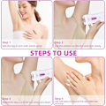 Miniatyrbild 4 av 5: Epilator, Smooth Glide Epilator för kvinnor ansikte, Uppladdningsbar Epilator Smooth Face Trimmer Enhet med LED-ljus