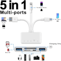 Miniatyrbild 4 av 5: OTG USB Kamera Multiminnesadapter För -SD TF Kortläsare Kit För 13 Konverterare