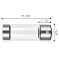 Miniatyrbild 2 av 5: Vattenflaska för Vätevatten, Portabel Väteberikare Vattenmaskin USB Uppladdningsbar Vätevattenglas 420ml Red