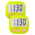 Klassrumstimer för lärare Barn Stor magnetisk digital timer 2-pack Green