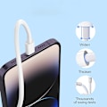 Miniatyrbild 3 av 5: 3-pack - Laddare för iPhone Adapter+Kabel 20W USB-C Snabbladdare Vit one size