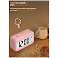 Miniatyrbild 4 av 5: Led Digital Väckarklocka Snooze Elektronisk Väckarklocka Temperatur Fuktighet Display Skrivbordsklockor H