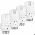 4 termostaattisen patteriventtiilin sarja (M-kierre)