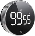 Timers, kökstimer för barn, digital magnetisk nedräkningstimer för matlagning, med konstant ljusfunktion för klassrum, tyst för barn