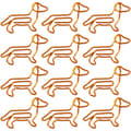 50 st Gem av Papper Djur Tax Formade Bokmärken (Orange)