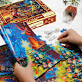 Miniatyrbild 3 av 5: Adventskalender 2025 Pussel 1008 Bitar Pussel 24 Dagar Julnedräkningskalendrar för Barn Vuxna B