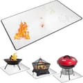 Grillmatta, BBQ Brandsäker, Matta Grill, Stänkskyddsmatta, Brandsäker Värmegolvskydd 165*99CM