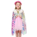 Flickor Prinsesskappa Glittrande Fest Cape
