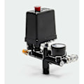 Miniatyrbild 3 av 5: Tryckregulator med tryckbrytare för kompressortryckbrytare med 2 displayer -gt