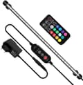 RGB akvariebelysning med kontroller - Längd 48,5 cm - 5,4 Watt - Akvarielampa - Akvarieljus - Dimbar
