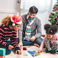 Miniatyrbild 3 av 5: Adventskalender 2025 Pussel 1008 Bitar Pussel 24 Dagar Julnedräkningskalendrar för Barn Vuxna C