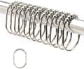 Breda Duschdraperikrokar, Rostfritt Stål Set Om 12 Polished Nickel