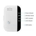 Miniatyrbild 1 av 5: WiFi-förlängare, WiFi-förlängare Signal Booster för hemmet, WiFi Range Extender, Trådlös Repeater, Långdistansförstärkare med Ethernet-port