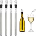 4-pack rostfria vinkylare med vinkylningsstav och luftningsfunktion - FD18 -